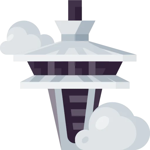 Space needle icon