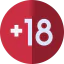 +18 icon 64x64