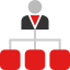 Organization chart icon 64x64