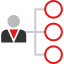 Organization chart icon 64x64