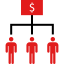 Organization chart icon 64x64