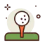Golf ball icon 64x64