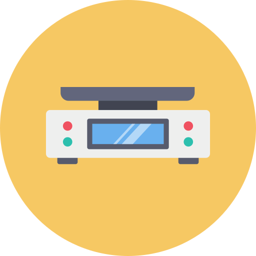 Weight scale icon