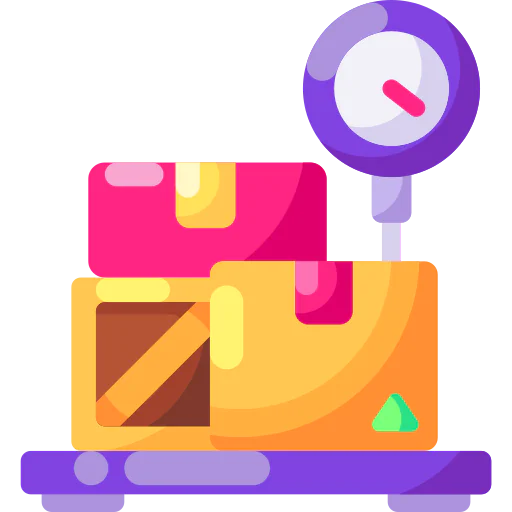 Weight scale icon