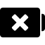 Discharged battery status symbol Symbol 64x64