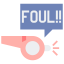 Foul icon 64x64