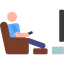 Watching tv Ikona 64x64