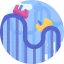 Roller coaster biểu tượng 64x64