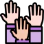 Raise hand Ikona 64x64