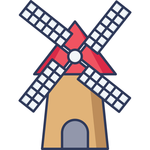 Wind mill icon