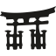 Japan architecture shape icon 64x64