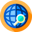 Globe grid biểu tượng 64x64