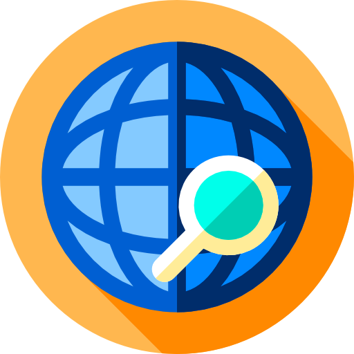 Globe grid icon