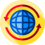 Earth globe icon 64x64