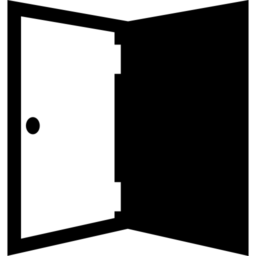 Opened door icon