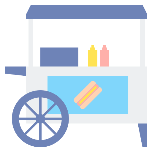 Food stall icon