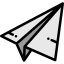 Paper plane ícono 64x64