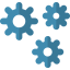 Cogwheels Symbol 64x64