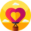 Hot air balloon icon 64x64