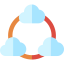 Cloud computing icon 64x64