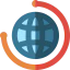 Earth globe icon 64x64
