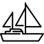 Yacht Facing Right icon 64x64