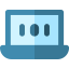 Laptop computer icon 64x64