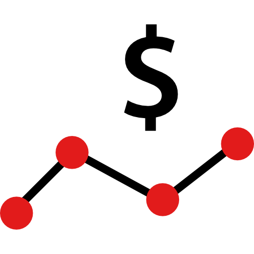 Line chart icon
