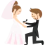 Wedding couple icon 64x64