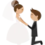 Wedding couple icon 64x64
