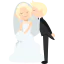 Wedding couple icon 64x64