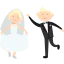 Wedding couple icon 64x64