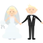 Wedding couple icon 64x64