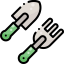 Gardening tools icon 64x64