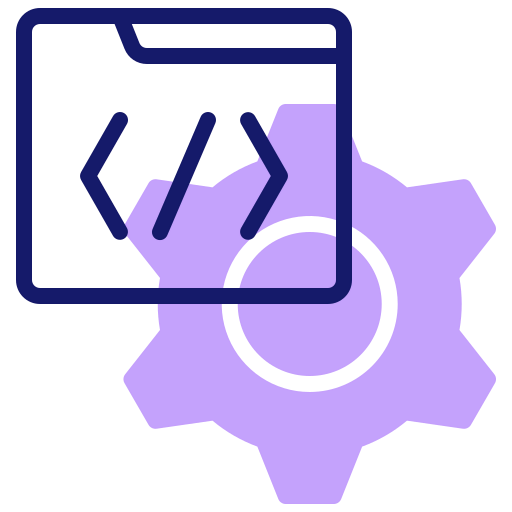 Web programming icon