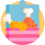 Fried chicken іконка 64x64