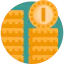 Money stack icon 64x64