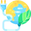 Green energy icon 64x64