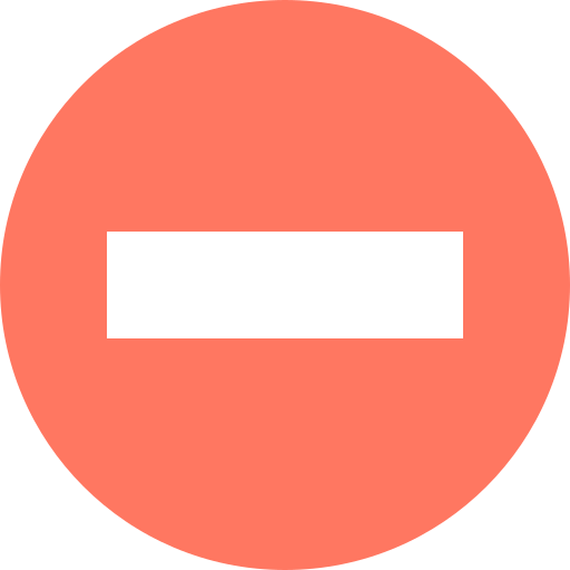 No entry icon