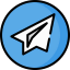 Telegram іконка 64x64