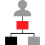Hierarchical structure icon 64x64