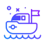 Boat toy icon 64x64