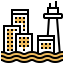 Sea level icon 64x64
