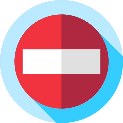 No entry icon