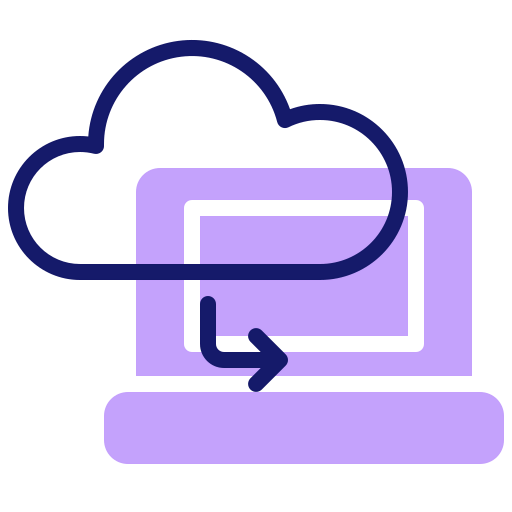 Cloud computing ícono