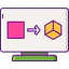 Data transformation icon 64x64