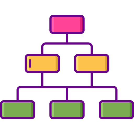 Flow chart icon
