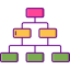 Flow chart icon 64x64
