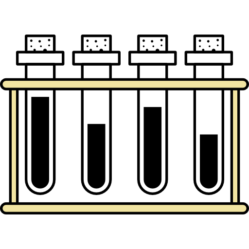 Test tubes icon