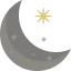 Half moon icon 64x64